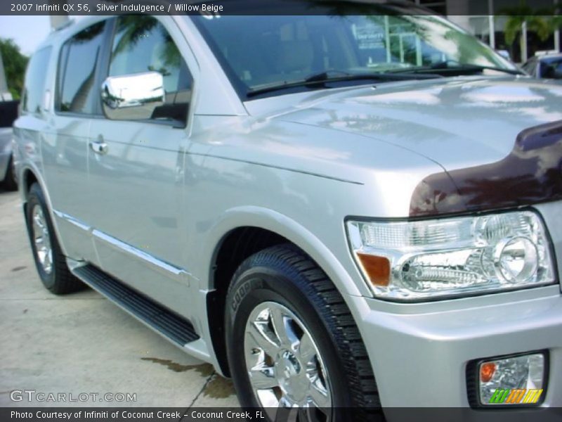 Silver Indulgence / Willow Beige 2007 Infiniti QX 56