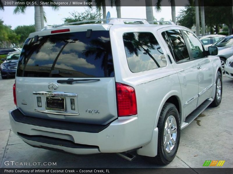 Silver Indulgence / Willow Beige 2007 Infiniti QX 56