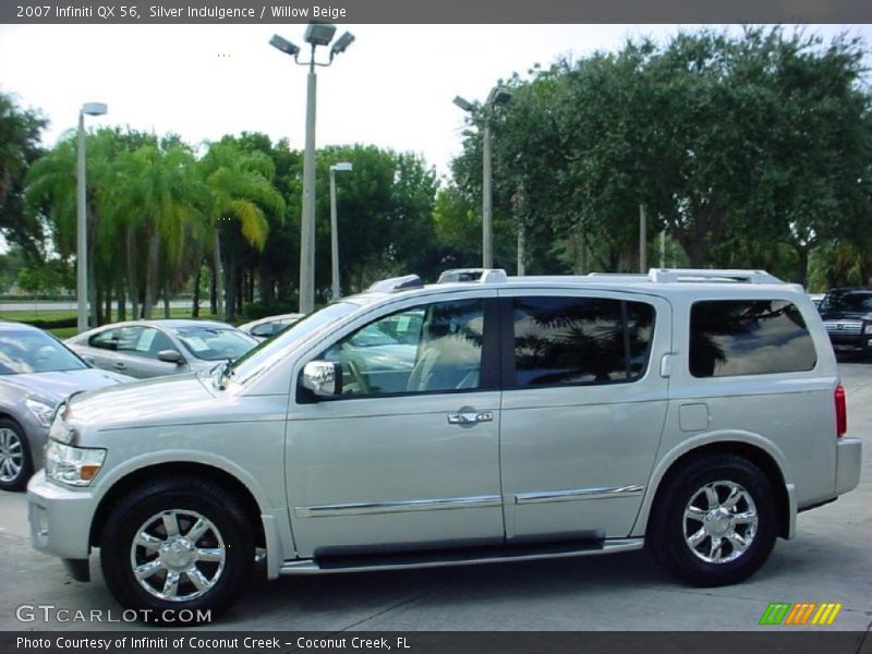 Silver Indulgence / Willow Beige 2007 Infiniti QX 56