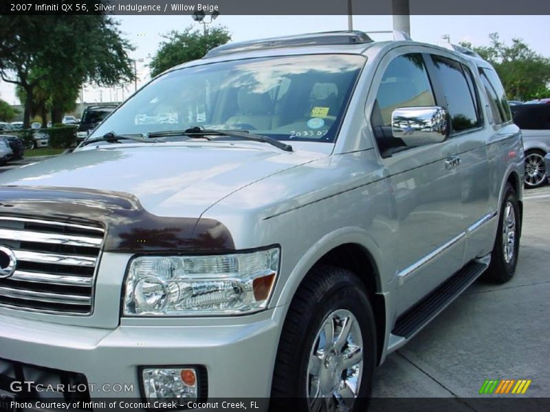 Silver Indulgence / Willow Beige 2007 Infiniti QX 56