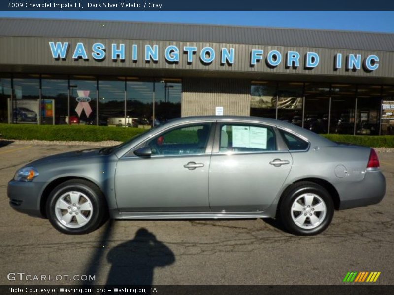 Dark Silver Metallic / Gray 2009 Chevrolet Impala LT