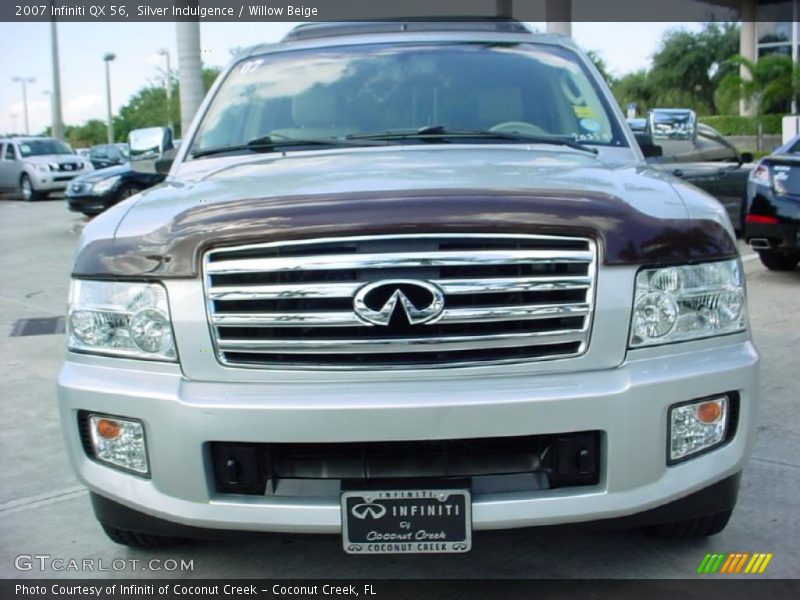 Silver Indulgence / Willow Beige 2007 Infiniti QX 56