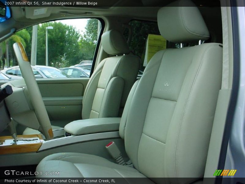 Silver Indulgence / Willow Beige 2007 Infiniti QX 56