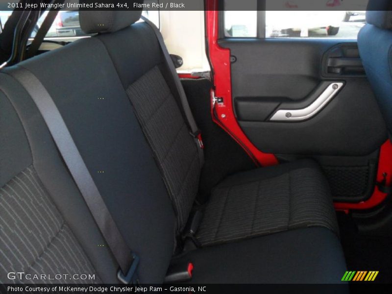 Flame Red / Black 2011 Jeep Wrangler Unlimited Sahara 4x4