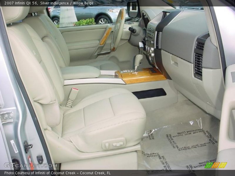 Silver Indulgence / Willow Beige 2007 Infiniti QX 56