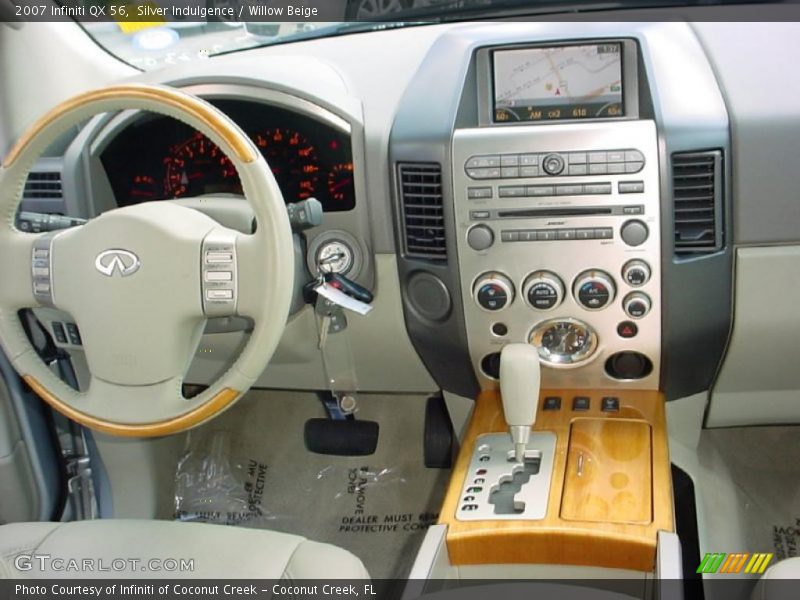 Silver Indulgence / Willow Beige 2007 Infiniti QX 56