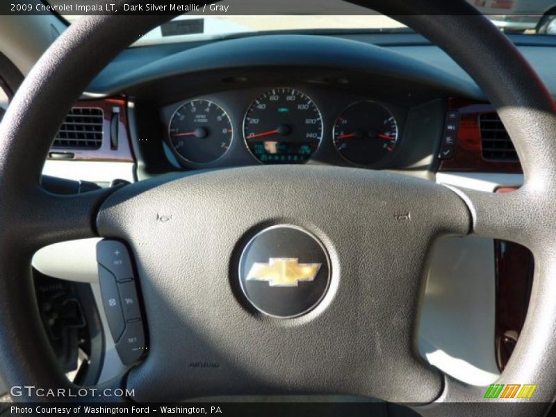Dark Silver Metallic / Gray 2009 Chevrolet Impala LT