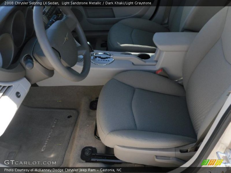 Light Sandstone Metallic / Dark Khaki/Light Graystone 2008 Chrysler Sebring LX Sedan