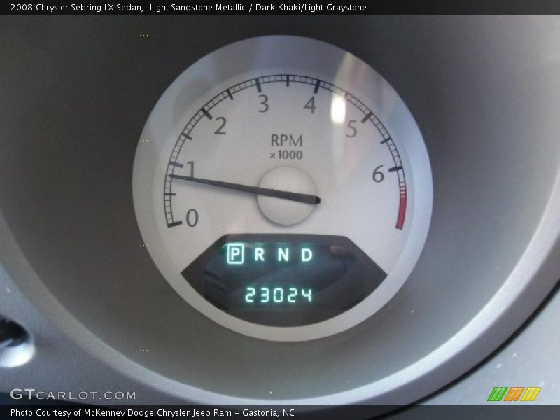 Light Sandstone Metallic / Dark Khaki/Light Graystone 2008 Chrysler Sebring LX Sedan