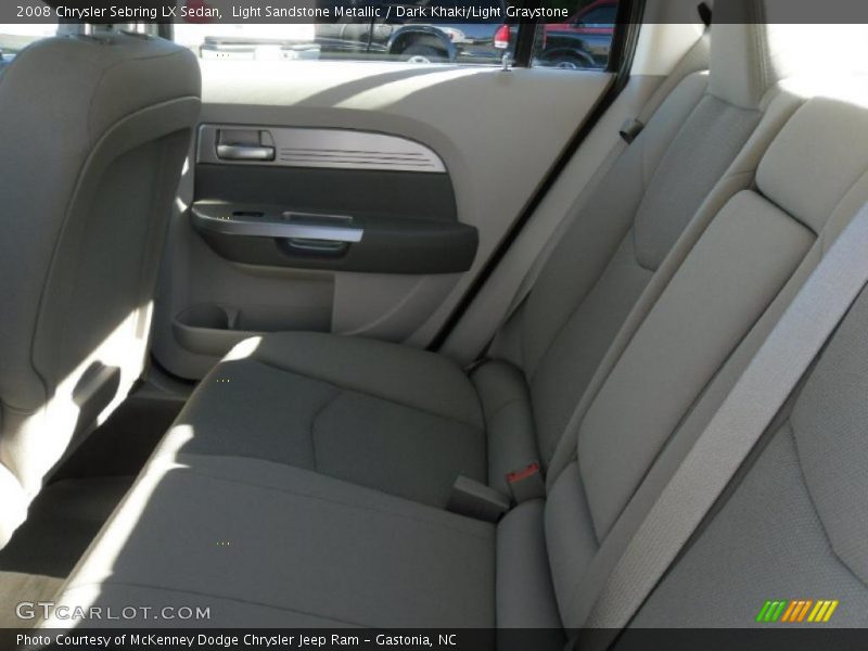 Light Sandstone Metallic / Dark Khaki/Light Graystone 2008 Chrysler Sebring LX Sedan