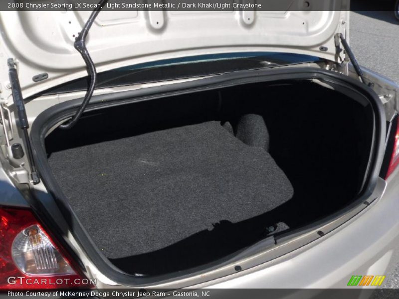 Light Sandstone Metallic / Dark Khaki/Light Graystone 2008 Chrysler Sebring LX Sedan
