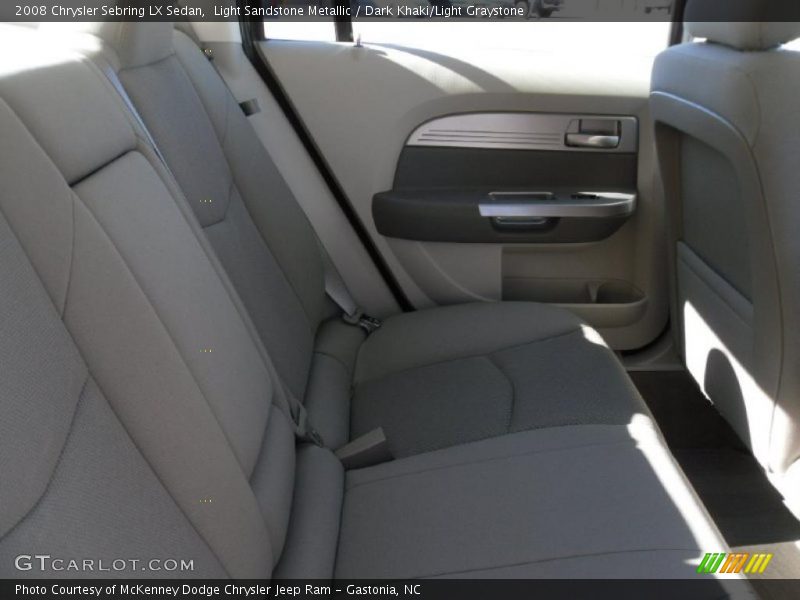 Light Sandstone Metallic / Dark Khaki/Light Graystone 2008 Chrysler Sebring LX Sedan