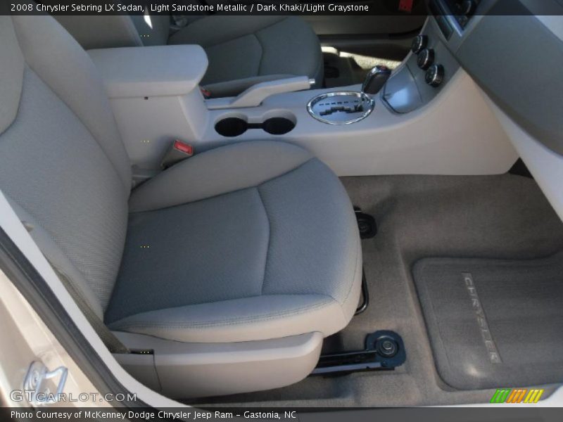 Light Sandstone Metallic / Dark Khaki/Light Graystone 2008 Chrysler Sebring LX Sedan