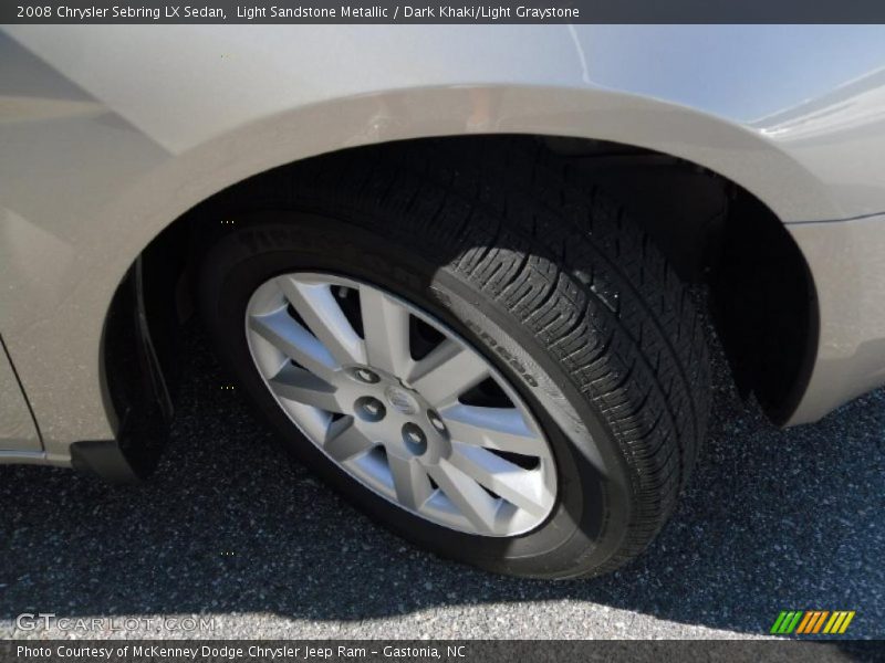 Light Sandstone Metallic / Dark Khaki/Light Graystone 2008 Chrysler Sebring LX Sedan
