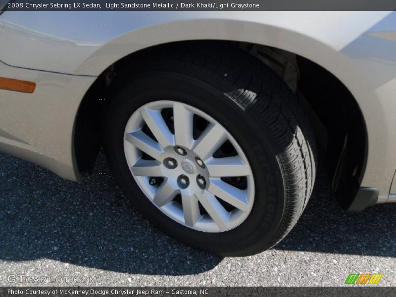 Light Sandstone Metallic / Dark Khaki/Light Graystone 2008 Chrysler Sebring LX Sedan