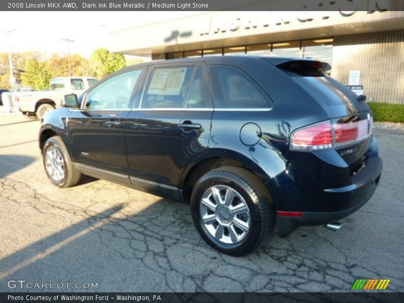 Dark Ink Blue Metallic / Medium Light Stone 2008 Lincoln MKX AWD