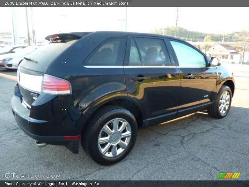 Dark Ink Blue Metallic / Medium Light Stone 2008 Lincoln MKX AWD