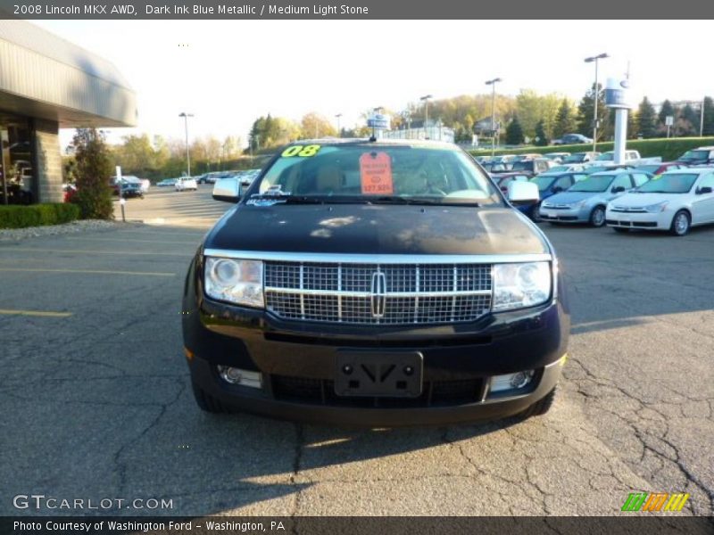 Dark Ink Blue Metallic / Medium Light Stone 2008 Lincoln MKX AWD