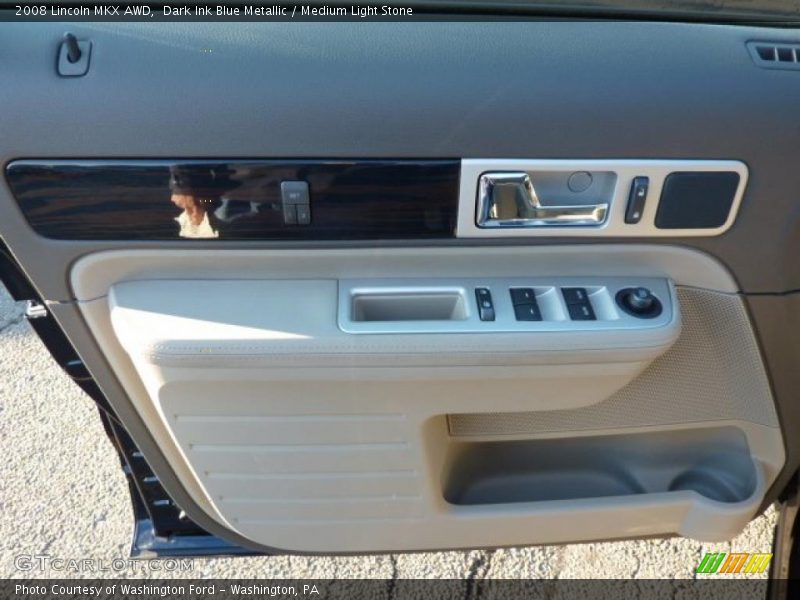 Dark Ink Blue Metallic / Medium Light Stone 2008 Lincoln MKX AWD