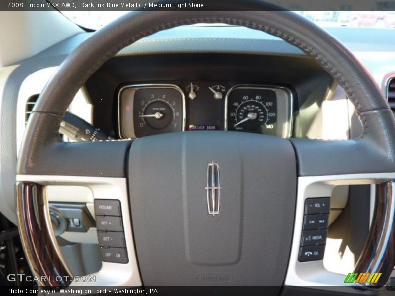 Dark Ink Blue Metallic / Medium Light Stone 2008 Lincoln MKX AWD