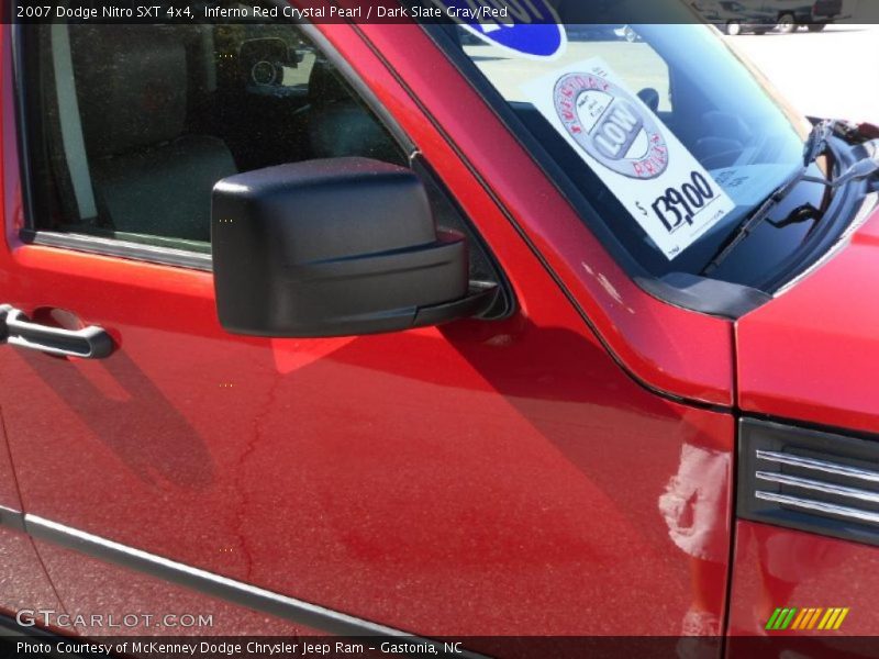 Inferno Red Crystal Pearl / Dark Slate Gray/Red 2007 Dodge Nitro SXT 4x4
