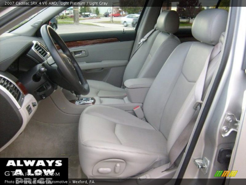 Light Platinum / Light Gray 2007 Cadillac SRX 4 V6 AWD