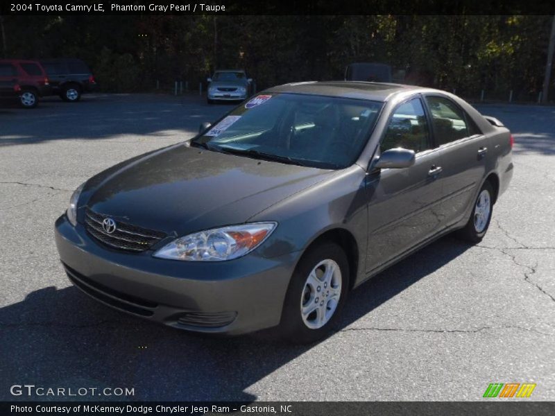 Phantom Gray Pearl / Taupe 2004 Toyota Camry LE