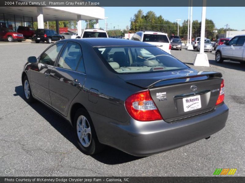 Phantom Gray Pearl / Taupe 2004 Toyota Camry LE