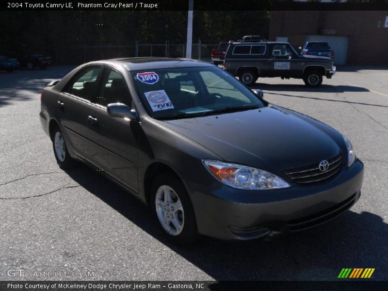 Phantom Gray Pearl / Taupe 2004 Toyota Camry LE