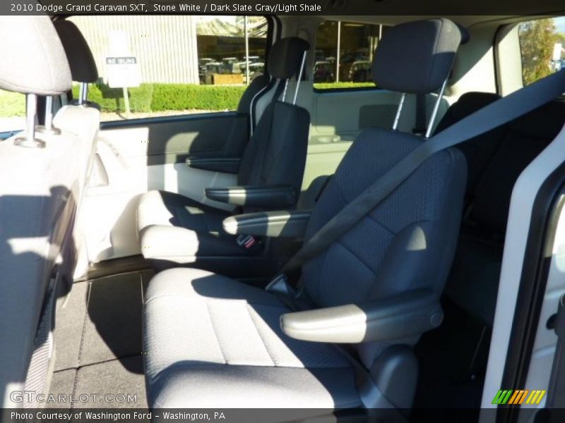 Stone White / Dark Slate Gray/Light Shale 2010 Dodge Grand Caravan SXT