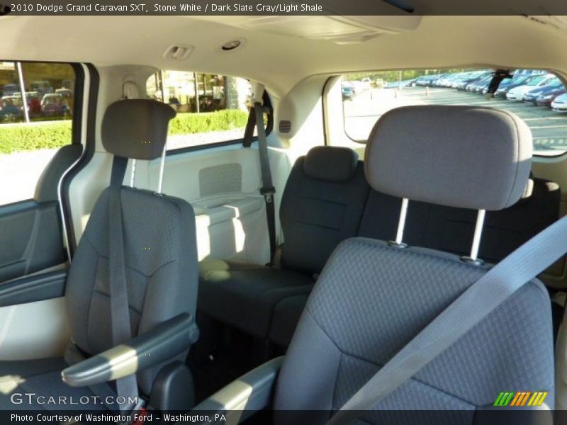 Stone White / Dark Slate Gray/Light Shale 2010 Dodge Grand Caravan SXT