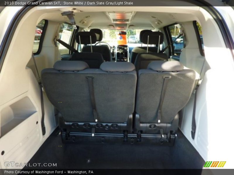 Stone White / Dark Slate Gray/Light Shale 2010 Dodge Grand Caravan SXT