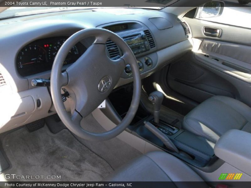 Phantom Gray Pearl / Taupe 2004 Toyota Camry LE