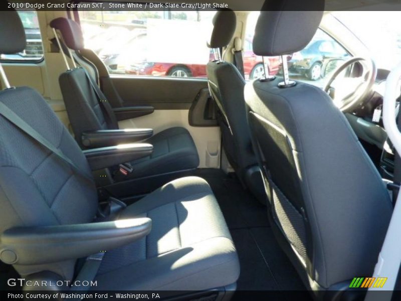 Stone White / Dark Slate Gray/Light Shale 2010 Dodge Grand Caravan SXT