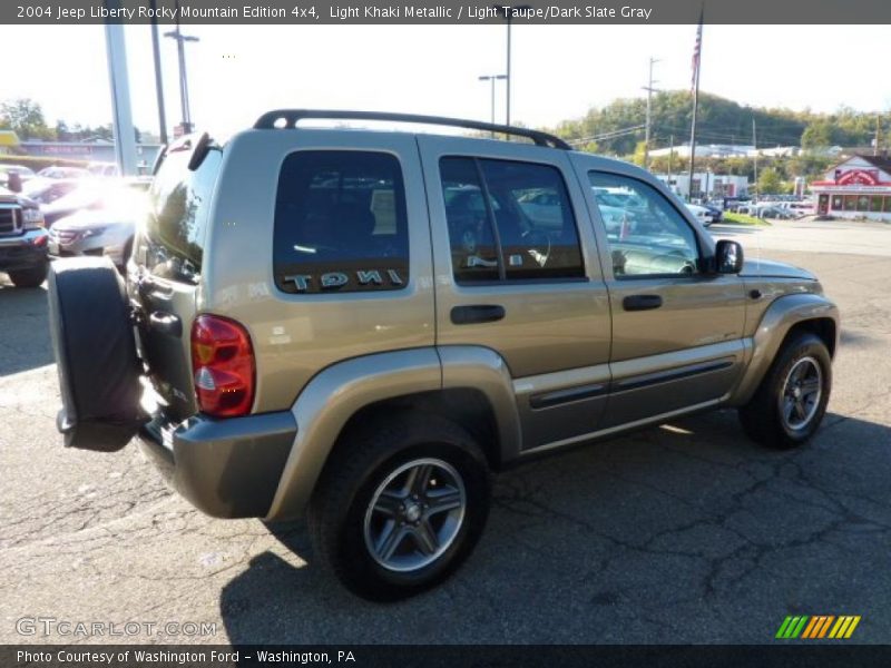 Light Khaki Metallic / Light Taupe/Dark Slate Gray 2004 Jeep Liberty Rocky Mountain Edition 4x4