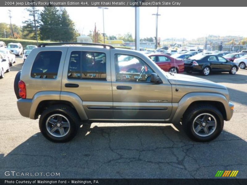 Light Khaki Metallic / Light Taupe/Dark Slate Gray 2004 Jeep Liberty Rocky Mountain Edition 4x4