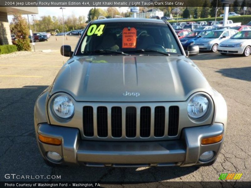 Light Khaki Metallic / Light Taupe/Dark Slate Gray 2004 Jeep Liberty Rocky Mountain Edition 4x4