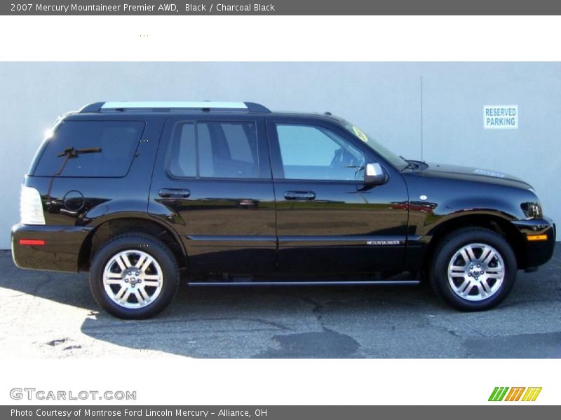 Black / Charcoal Black 2007 Mercury Mountaineer Premier AWD