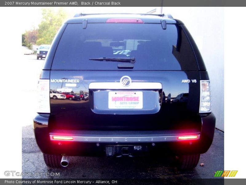 Black / Charcoal Black 2007 Mercury Mountaineer Premier AWD