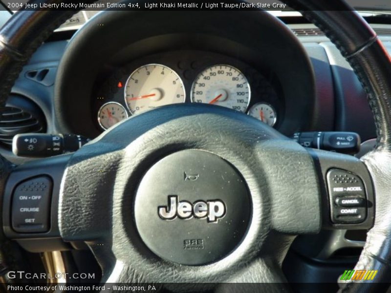 Light Khaki Metallic / Light Taupe/Dark Slate Gray 2004 Jeep Liberty Rocky Mountain Edition 4x4