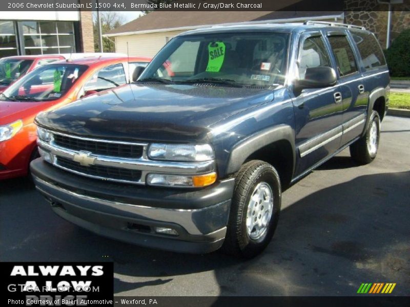 Bermuda Blue Metallic / Gray/Dark Charcoal 2006 Chevrolet Suburban LS 1500 4x4