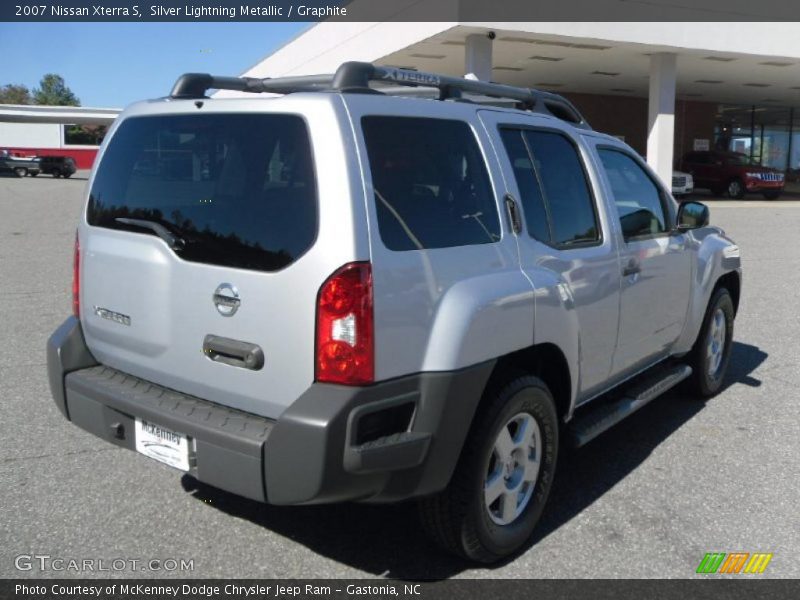 Silver Lightning Metallic / Graphite 2007 Nissan Xterra S