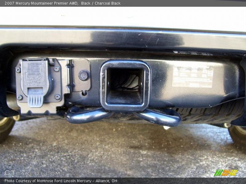 Black / Charcoal Black 2007 Mercury Mountaineer Premier AWD