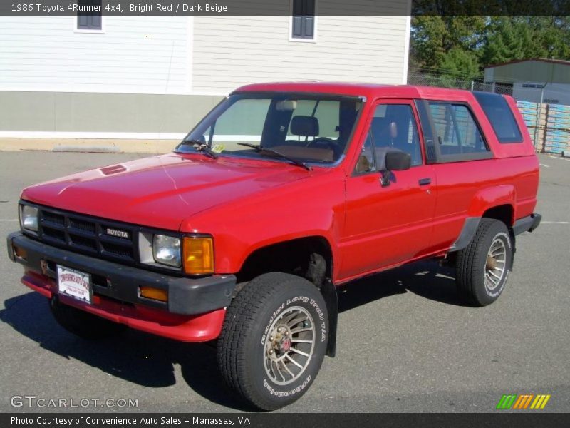  1986 4Runner 4x4 Bright Red