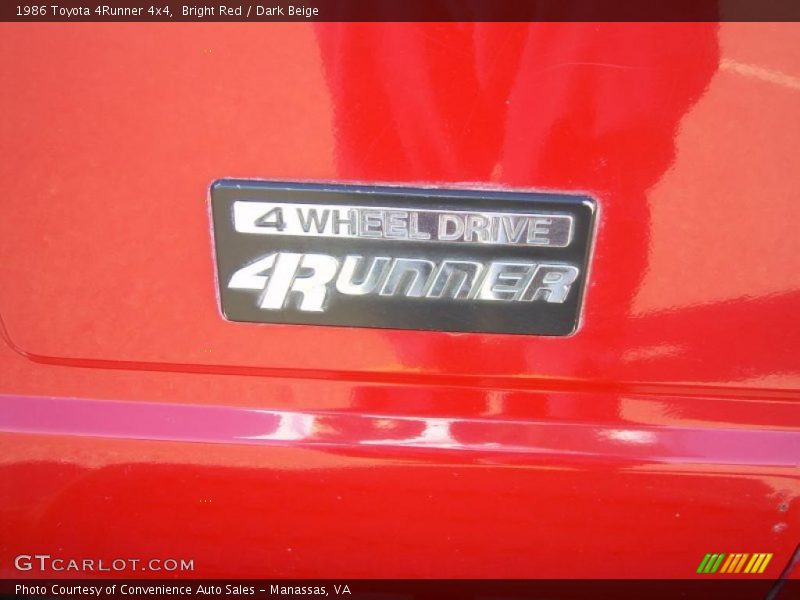  1986 4Runner 4x4 Logo