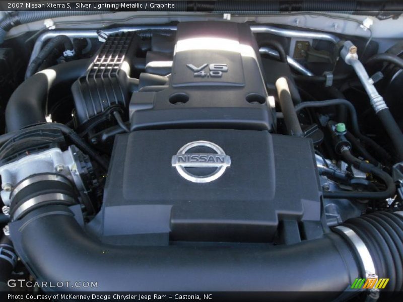Silver Lightning Metallic / Graphite 2007 Nissan Xterra S