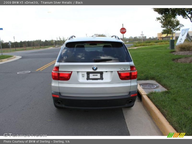 Titanium Silver Metallic / Black 2009 BMW X5 xDrive30i