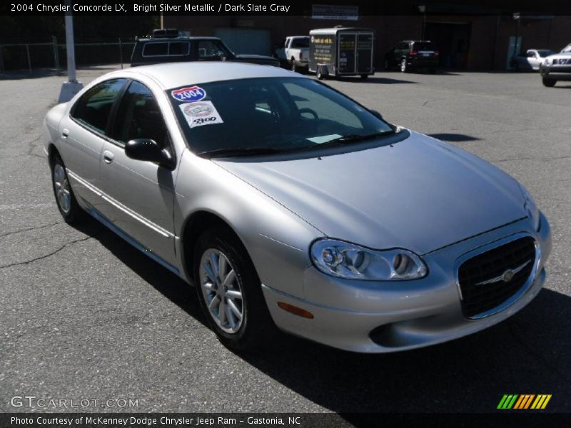 Bright Silver Metallic / Dark Slate Gray 2004 Chrysler Concorde LX
