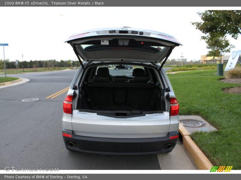 Titanium Silver Metallic / Black 2009 BMW X5 xDrive30i