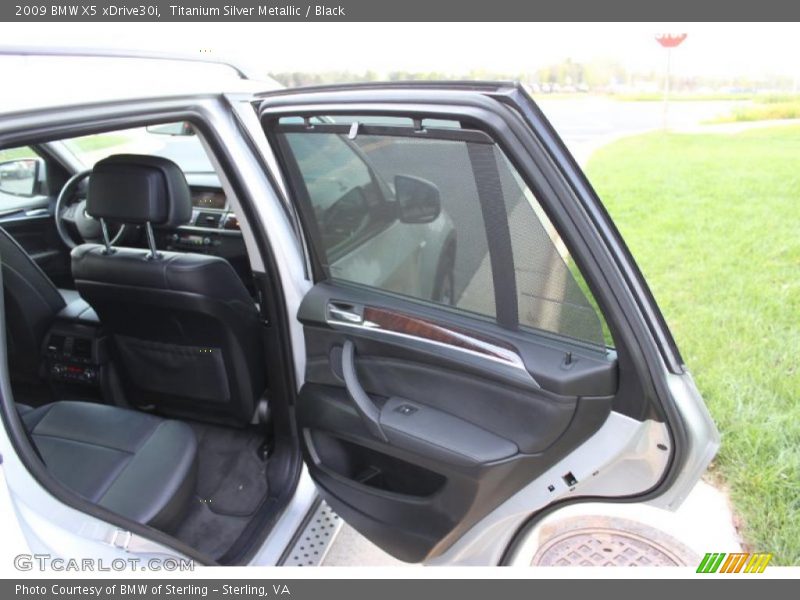 Titanium Silver Metallic / Black 2009 BMW X5 xDrive30i
